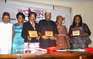 Pride Women Conference 2017 work women and marriage in the 21st century, building a female brand, female empowerment and development in Nigeria, SDGs goal 5, sound mental health and well being among women in Nigeria, Rosemary Onyebigwa, Better life for rural women foundation Africa, Annette Stephen Babangida, Veleta wine drinks, Intercontinental Distilleries