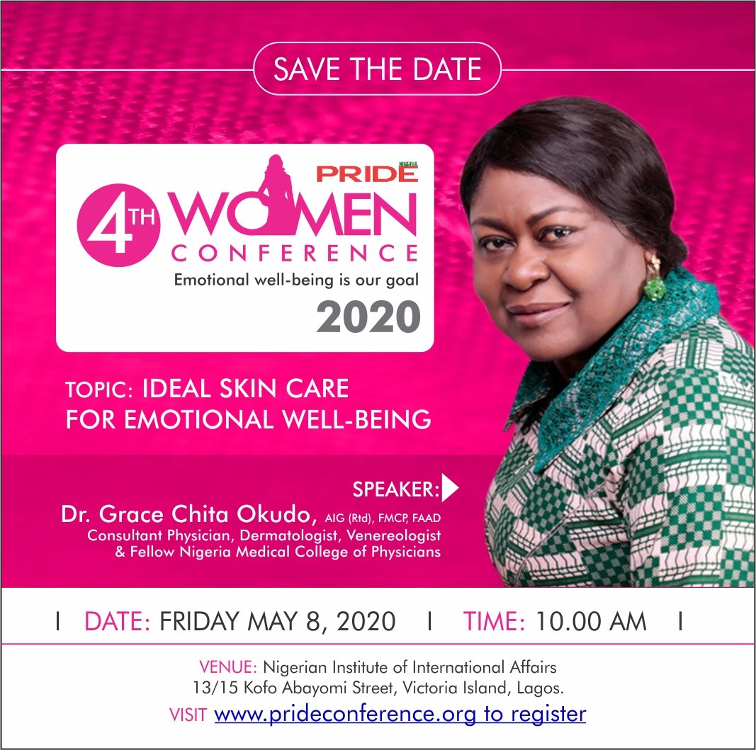 Dr. Grace Okudo to Speak at the 4th Annual Pride Women Conference – Save the Date